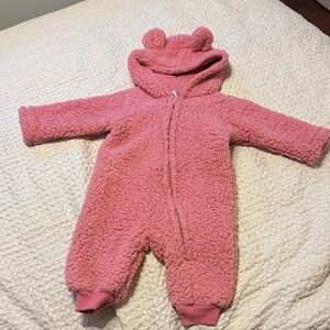 Fleece Outfit with Bear Ears Size 3 Months